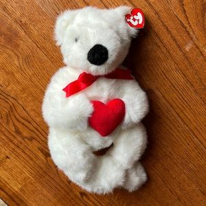 Ty Romeo Bear  14 inch plush white